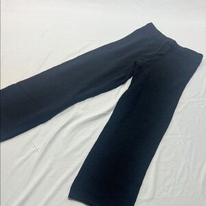Free people black beach knit pants size XS